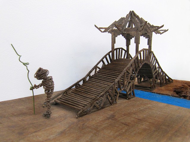 Water Kerner "Carousel Crossing" (DETAIL) sculpture