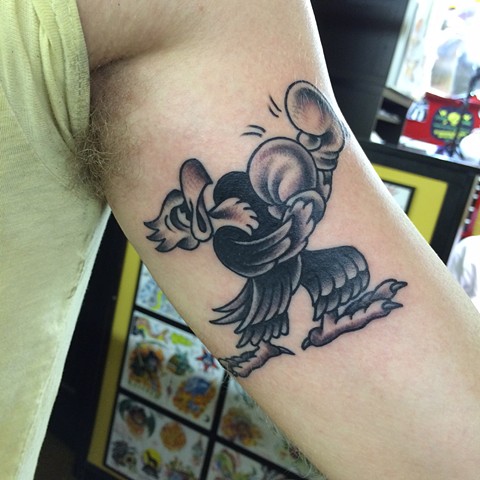 Boxing Eagle Black Gray Design By Sailor Jerry Boxing Eagle Black Gray Design By Sailor Jerry