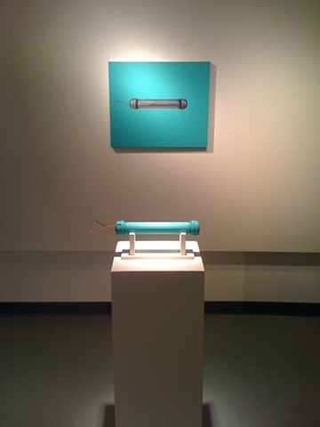 Power Study (This Painting is a Pipe Bomb/This Pipe Bomb is a Painting)