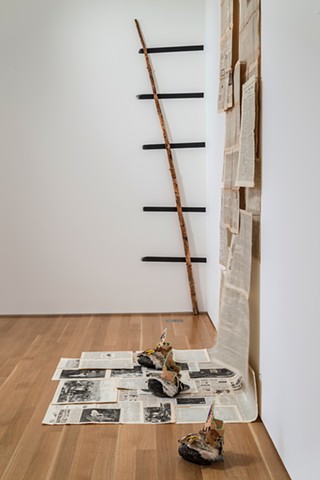 natalie ball indigenous indian art modoc klamath native american african american race racial narratives intersections decolonization captain jack installation painting textile quilt history auto ethnography Indian identity historical discourses visual ar