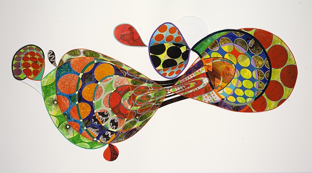 cut paper collage by Kate Sweeney