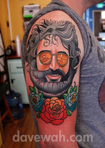 Jerry garcia tattoo