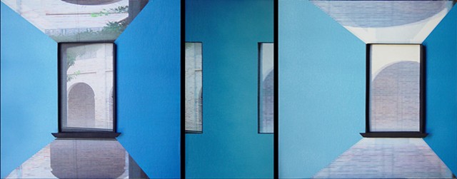 LHSB Classroom 1.602, Triptych #3 (Camera Obscura View)