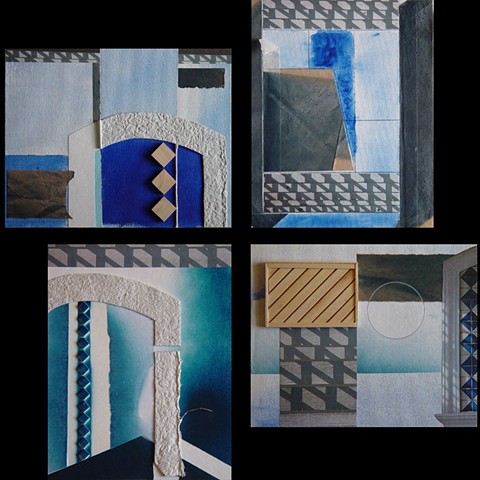 View from the Studio, Quadriptych