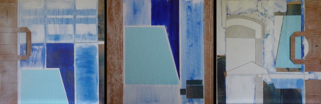 View from the Studio, Triptych #2