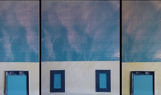 LHSB Classroom 1.602, Triptych #1 (Transparency)