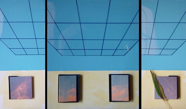 LHSB Classroom 1.602, Triptych #2 (Transparency)