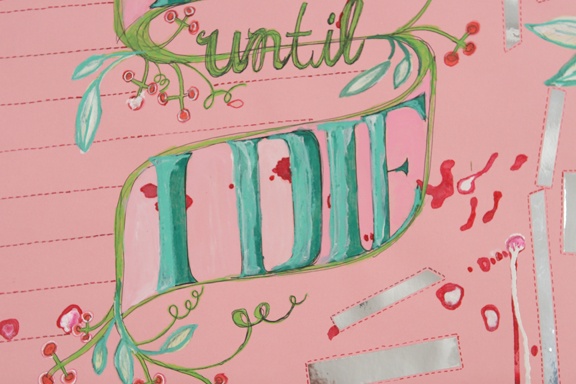 I Never Asked Them Why (Pink) Detail