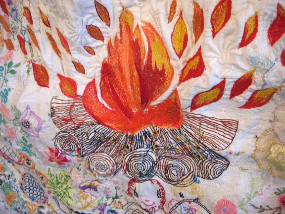 Garden Gate, Bonfire Detail