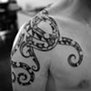 front tribal octopus

