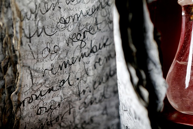 How I miss you
and how I wish you
were next to me
(detail)
