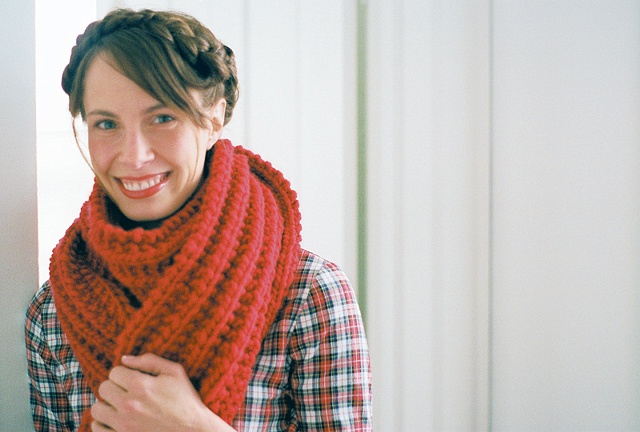 Christmas Red Scarf