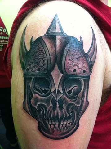 Warrior Skull Tattoo 2011