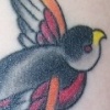 Black Sparrow Tattoo by Little Chico 2006