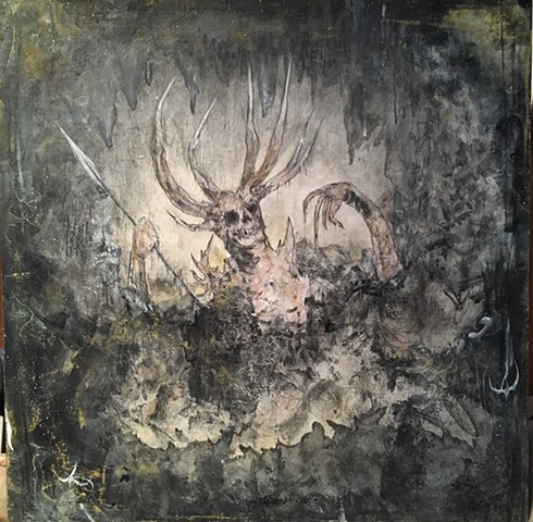 Demon, devil, trapped in ice, center of the earth, apocalypse, hell, Cortez, Heavy metal