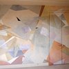 Geometric Mural in Frisco Residence