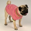 Custom Knit Dog Sweater, 8 to 10 inch length