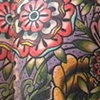 phonograph with flowers