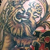 doubletailed lion with maltese crosses and 13