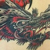 black & red dragon