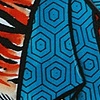 Raijin pattern detail 
