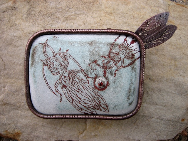 Dobsonfly belt buckle