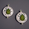 Fig Beetle Earrings