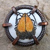Net-Winged Beetle Brooch