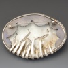 Grasshoppers Brooch