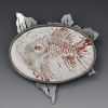 Fossil Fish Brooch