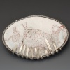 Grasshoppers Brooch