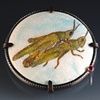Mating Grasshoppers Brooch