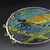 Silver Damselfly Brooch