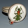 Enameled Insect Rings