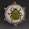Fig Beetle Brooch