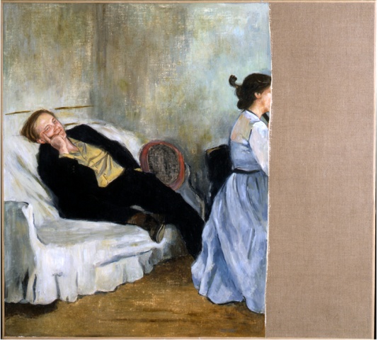 Robert Storr and his Wife (Rosamund Morley) as Degas� Portrait of Manet and his Wife 