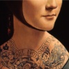 Lady with an Ermine, Restored  (Detail)