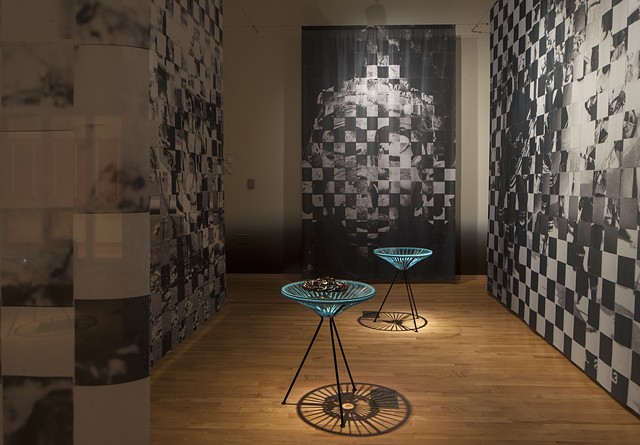 Brown Brilliance Darkness Matter (Detail III of installation at the National Museum of Mexican Art, Chicago)