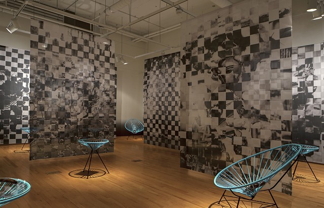 Brown Brilliance Darkness Matter (Detail I of installation at the National Museum of Mexican Art, Chicago)