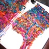 ART SCARF KNITTING PROCESS
