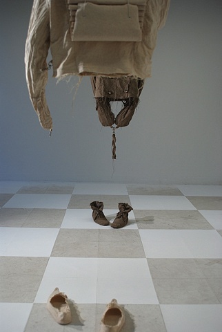 Liliya Lifanova, Marcel Duchamp vs. Rrose Selavy, chess, custom garments, Elizabeth Dow, Textiles, installation, SAIC Galleries, Gallery X n=, ritual, performance art, societas rafaello sanzio, cell division, wrestl