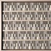 Linens (rolled linens on board with wooden bars)
