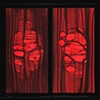 Untitled (Scraped Knees, black on pink).
