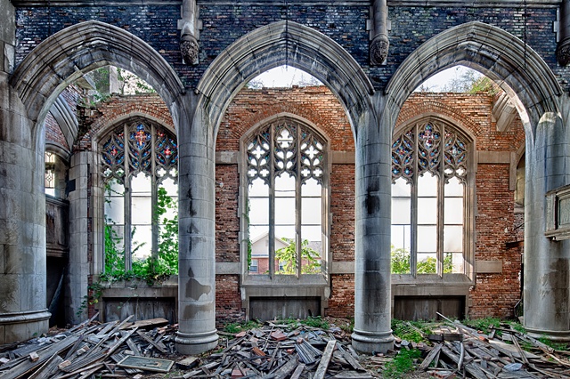 urban decay photography urbex beautiful deconstruction church gary 