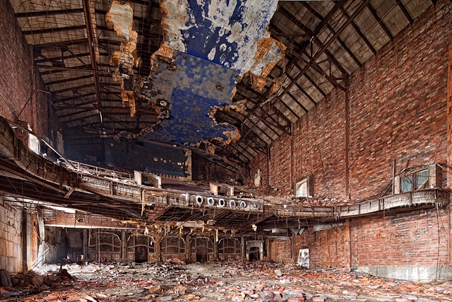 urban decay photography urbex beautiful deconstruction theater gary palace