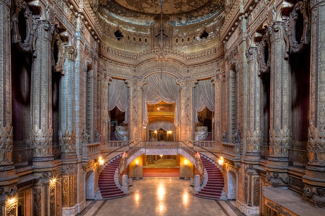 urban decay photography urbex beautiful deconstruction uptown theater chicago 