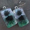 TREE OF LIFE Dichroic Earrings