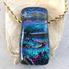 BLUE RIPPLE CHANNEL PENDANT
