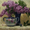 "sugar bowl and lilacs"