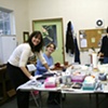 Students enjoying a class